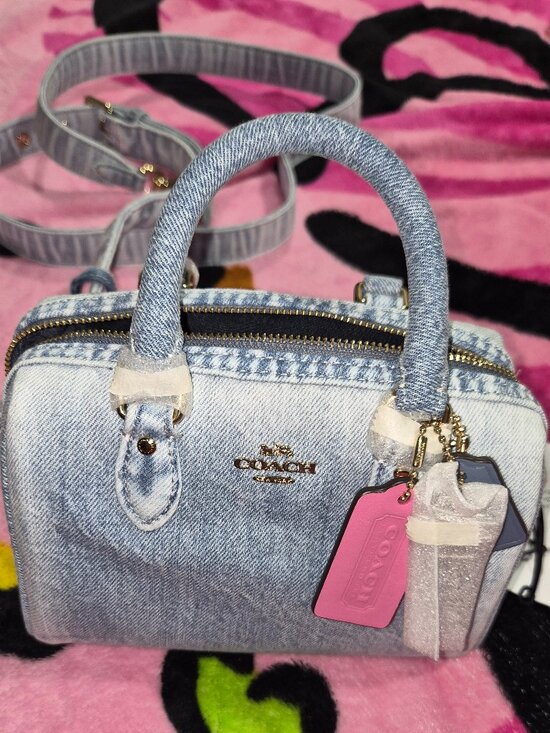Coach Handbags - Coach Loved Denim Mini Rowan